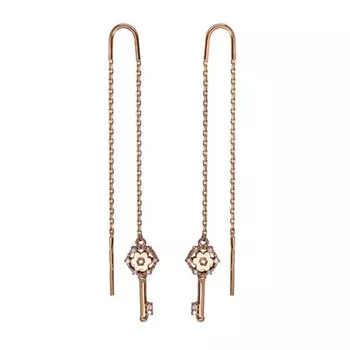 Золотые серьги 01C116553