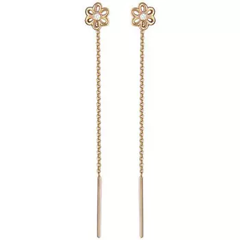 Золотые серьги 01C116694