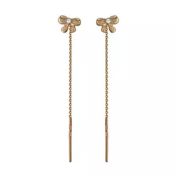 Золотые серьги 01C117246