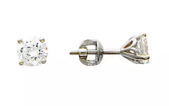 Золотые серьги 01C124544