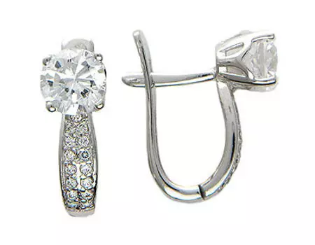 Золотые серьги 01C124572