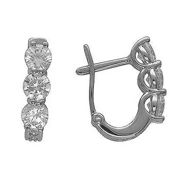 Золотые серьги 01C125142