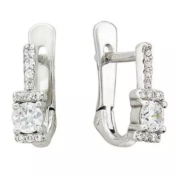 Золотые серьги 01C125978