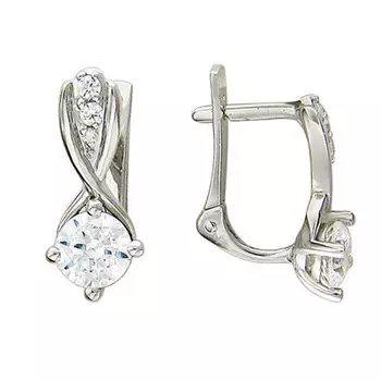 Золотые серьги 01C126021