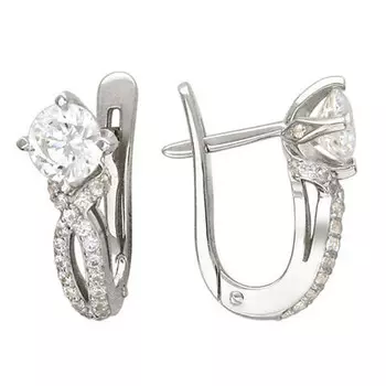 Золотые серьги 01C126255