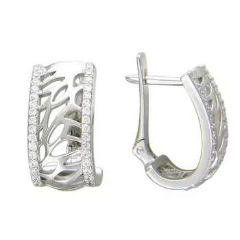 Золотые серьги 01C126344