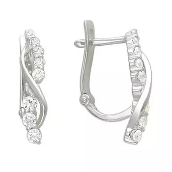 Золотые серьги 01C126534