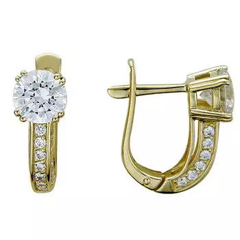 Золотые серьги 01C135332