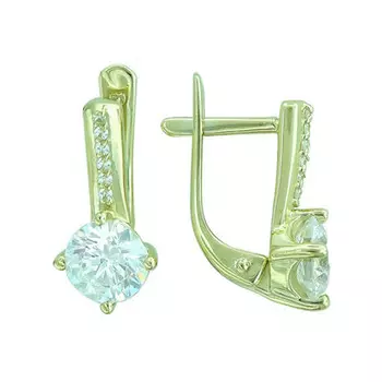 Золотые серьги 01C136358