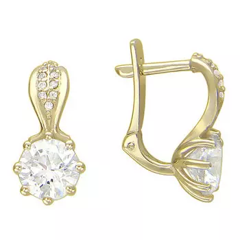 Золотые серьги 01C136359