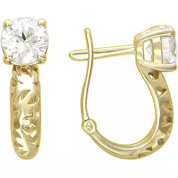 Золотые серьги 01C136530