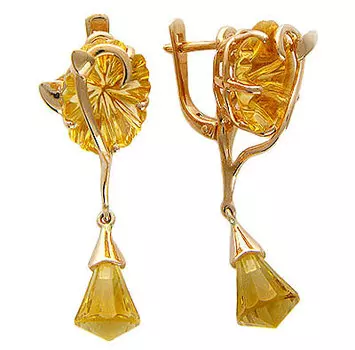 Золотые серьги 01C314173