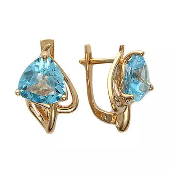 Золотые серьги 01C315017