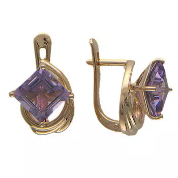 Золотые серьги 01C315120