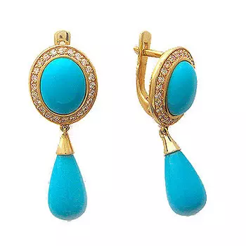 Золотые серьги 01C414306