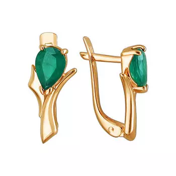 Золотые серьги 01C513923-1