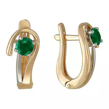 Золотые серьги 01C562637-1