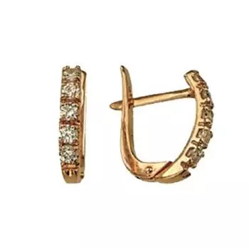 Золотые серьги 01C611117