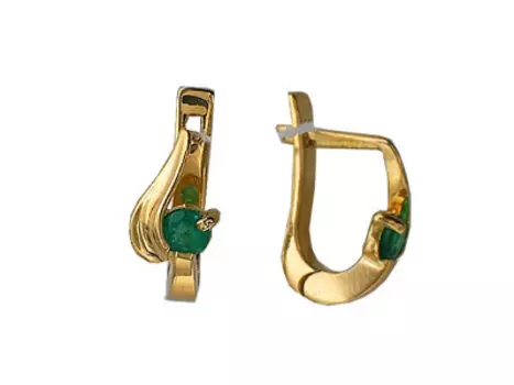 Золотые серьги 01C612423