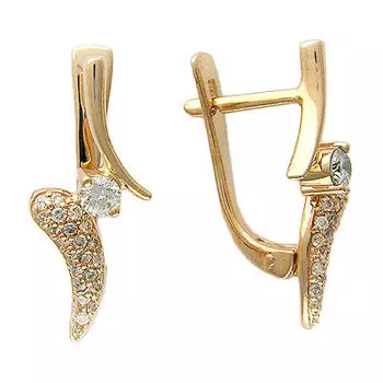 Золотые серьги 01C613518