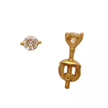 Золотые серьги 01C613832