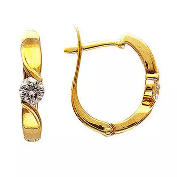 Золотые серьги 01C614365