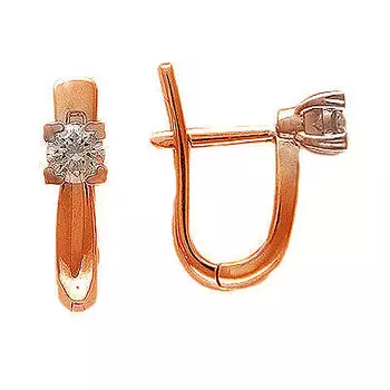 Золотые серьги 01C614417