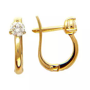 Золотые серьги 01C614699