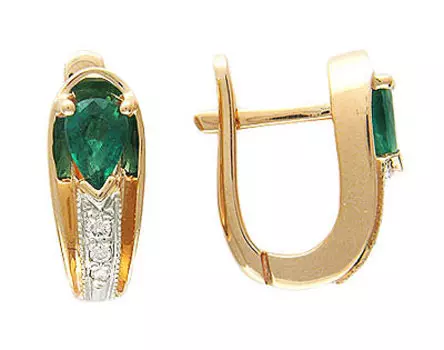 Золотые серьги 01C614834