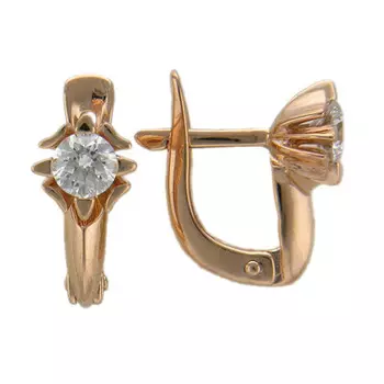 Золотые серьги 01C615125