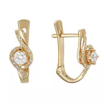 Золотые серьги 01C615752