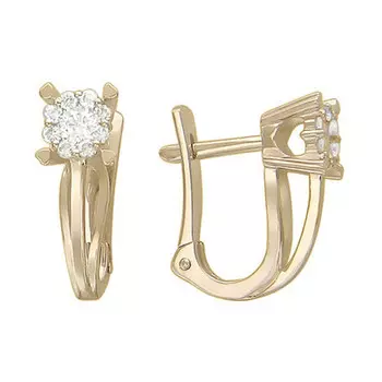 Золотые серьги 01C616351