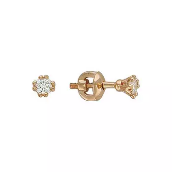 Золотые серьги 01C616782