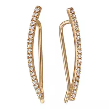 Золотые серьги 01C617300