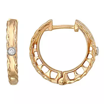 Золотые серьги 01C617414