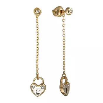 Золотые серьги 01C617650W