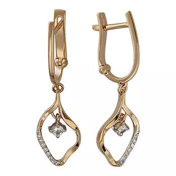 Золотые серьги 01C617849