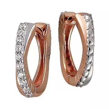 Золотые серьги 01C617875