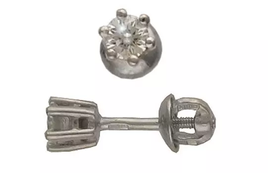 Золотые серьги 01C622287