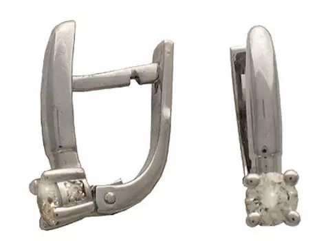 Золотые серьги 01C623022