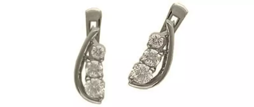 Золотые серьги 01C623665