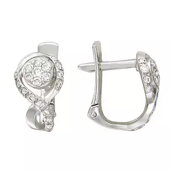 Золотые серьги 01C626019