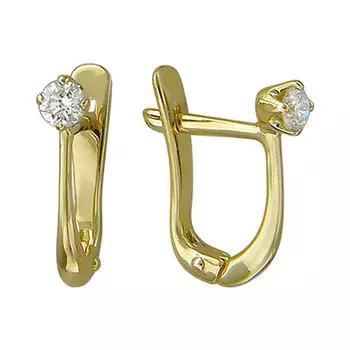 Золотые серьги 01C632010