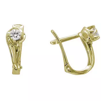 Золотые серьги 01C635750