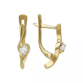 Золотые серьги 01C636812