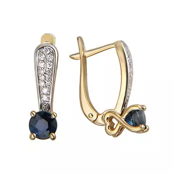 Золотые серьги 01C6411367-1