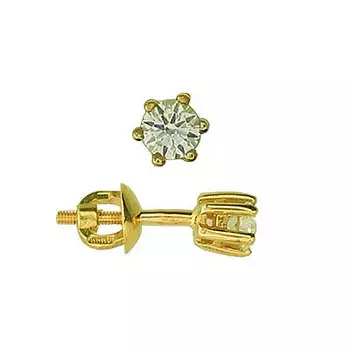 Золотые серьги 01C642287