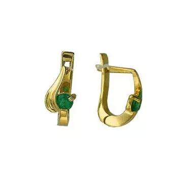 Золотые серьги 01C642423