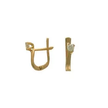 Золотые серьги 01C642976