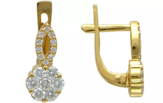 Золотые серьги 01C643200Z